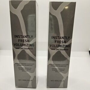 Instantly Fresh Volumizing Hair Dry Shampoo 150ml Absorbs Oil & Odor New 2‎ Pack
